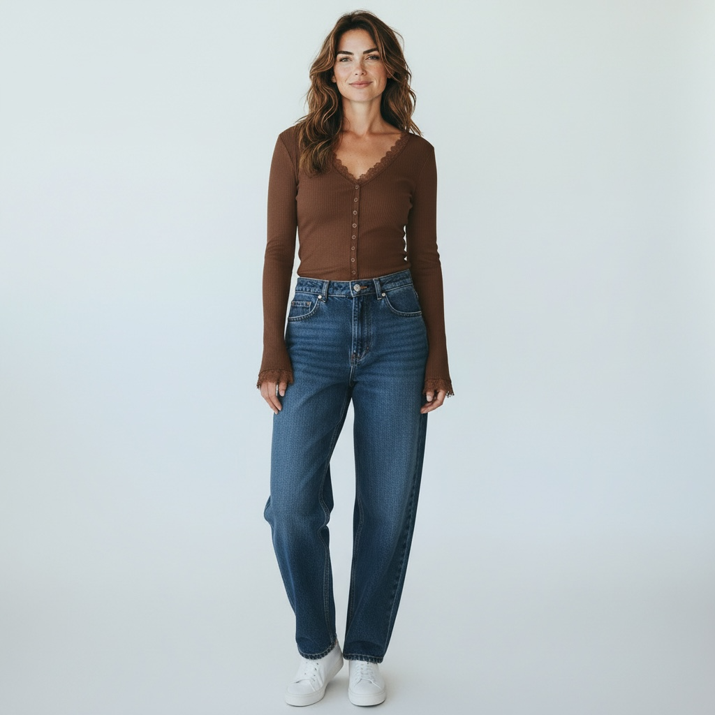 Camiseta Bella Marrón